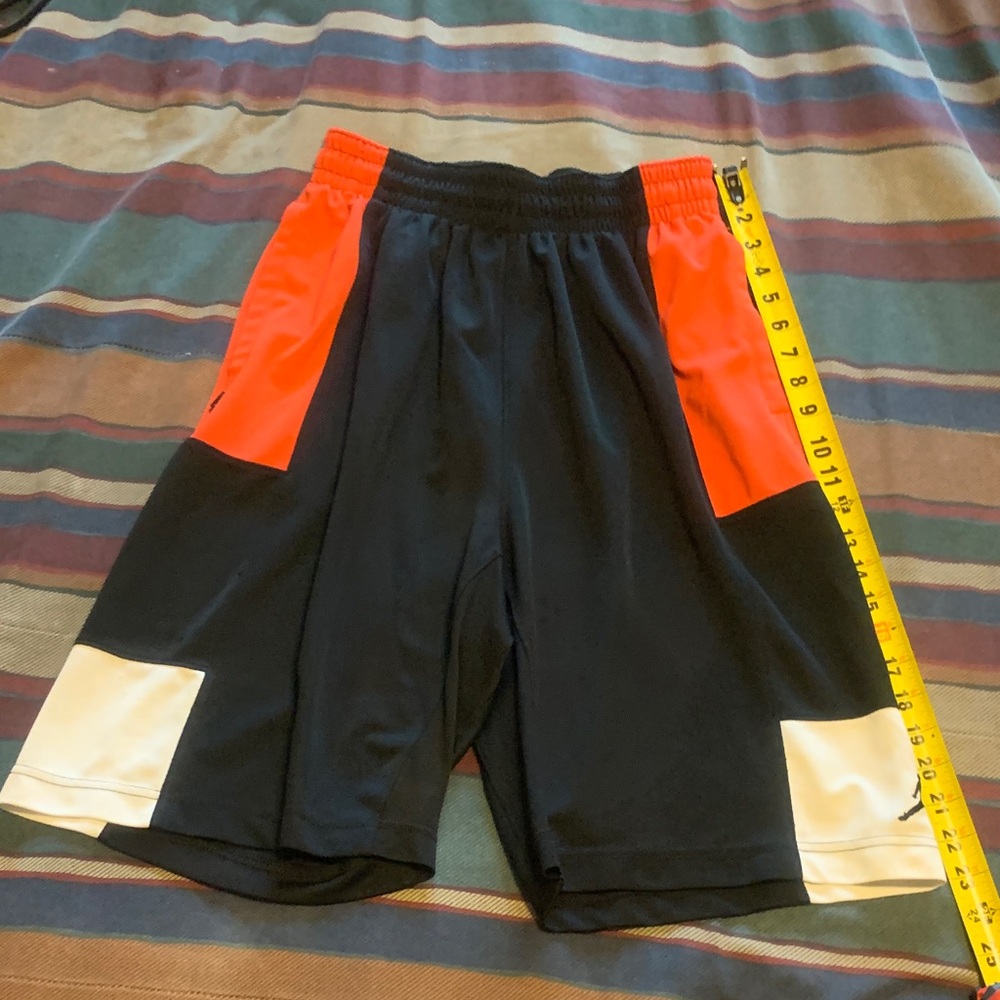 Jordan Black and Red Athletic Shorts
